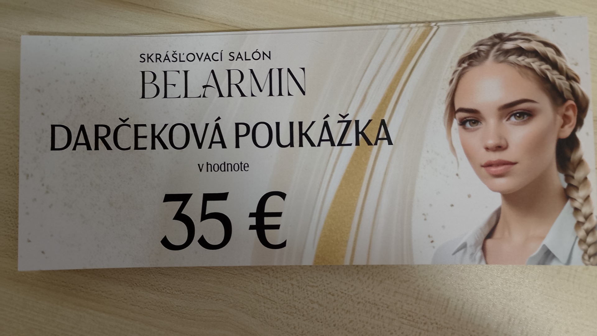 Belarmin Darčeková poukážka